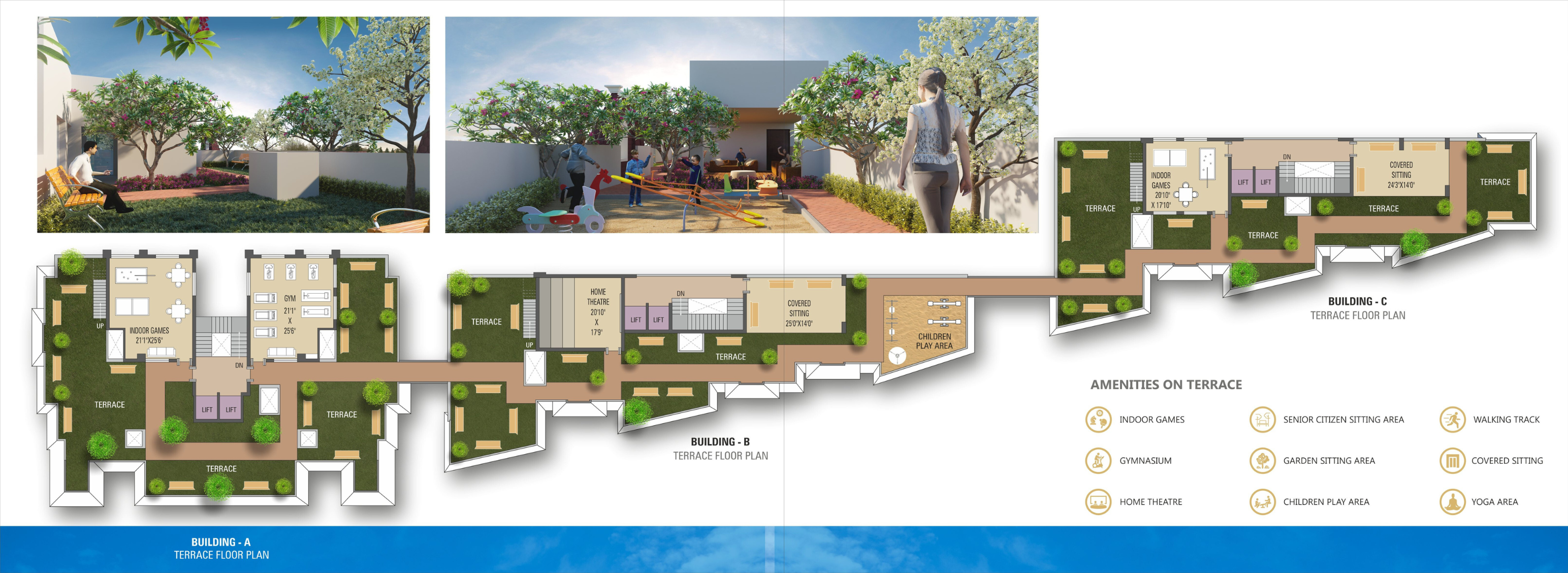 apartmnet bluesky amalner plan